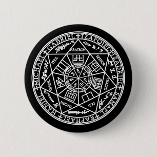 BADGE ROND 5 CM SEAL OF THE SEVEN ARCHANGELS