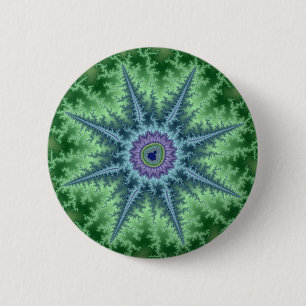 Badge Rond 5 Cm Seastar - fractale