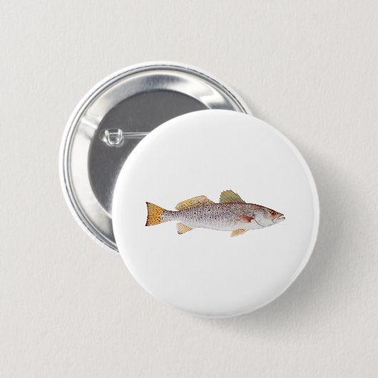 Badge Rond 5 Cm Seatrout repéré (Devant & derrière)