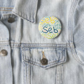 Badge Rond 5 Cm Seb (En situation)