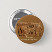 Badge Rond 5 Cm Secours EGYPTIEN Articles cadeaux (Devant & derrière)
