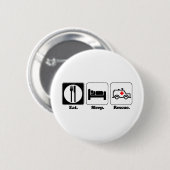 Badge Rond 5 Cm secourt de sommeil (Devant & derrière)
