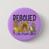 Badge Rond 5 Cm Secouru est mes boutons de sélection préférés (Devant)