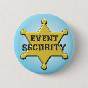 BADGE ROND 5 CM SÉCURITÉ D'ÉVÉNEMENT