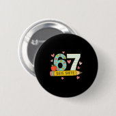 Badge Rond 5 Cm Seis Siete Spanish 67 Funny Six Seven Espanol Funn (Devant & derrière)