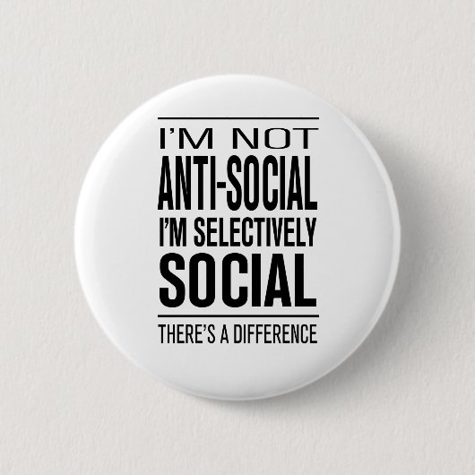 Badge Rond 5 Cm SelectivelySocial (Devant)