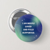 Badge Rond 5 Cm Self Love, Motivational, Inspirational Quote (Devant & derrière)