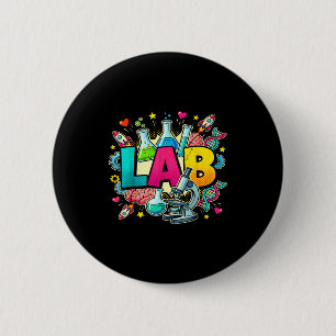 Badge Rond 5 Cm Semaine de laboratoire 2026 technicien de laborato
