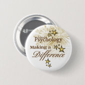 Badge Rond 5 Cm Semaine de psychologie d'école--Fabrication d'un (Devant & derrière)