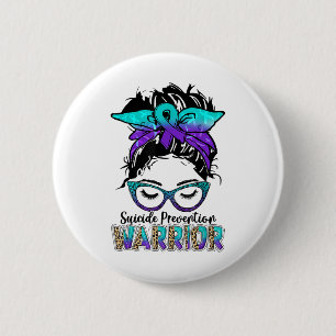 Badge Rond 5 Cm Semaine de sensibilisation à la prévention du suic