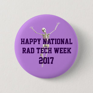 Badge Rond 5 Cm Semaine heureuse de technologie de rad de