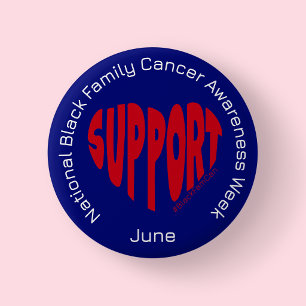 Badge Rond 5 Cm Semaine nationale Bleue de sensibilisation au canc