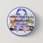 Badge Rond 5 Cm Semaine nationale de sensibilisation aux troubles  (Devant)