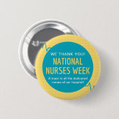 Badge Rond 5 Cm Semaine nationale des infirmières (Devant & derrière)