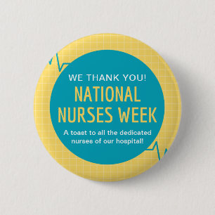 Badge Rond 5 Cm Semaine nationale des infirmières