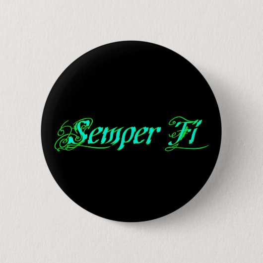 Badge Rond 5 Cm Semper Fi (Devant)