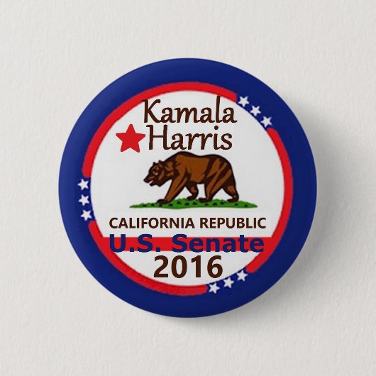 Badge Rond 5 Cm Sénat 2016 de HARRIS (Devant)