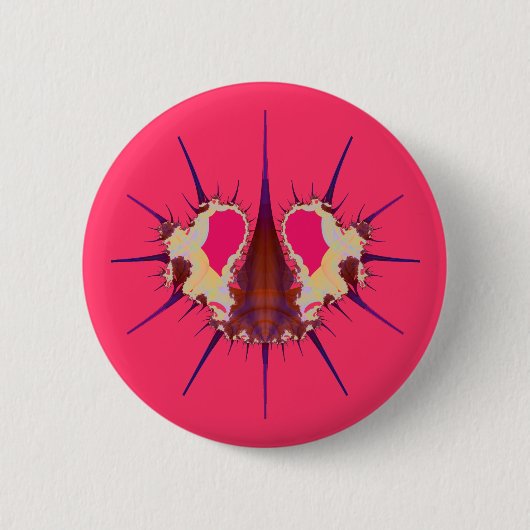 Badge Rond 5 Cm Seneca Bug (Devant)
