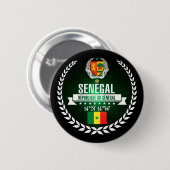 Badge Rond 5 Cm Sénégal (Devant & derrière)