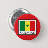 Badge Rond 5 Cm Sénégal (Devant & derrière)