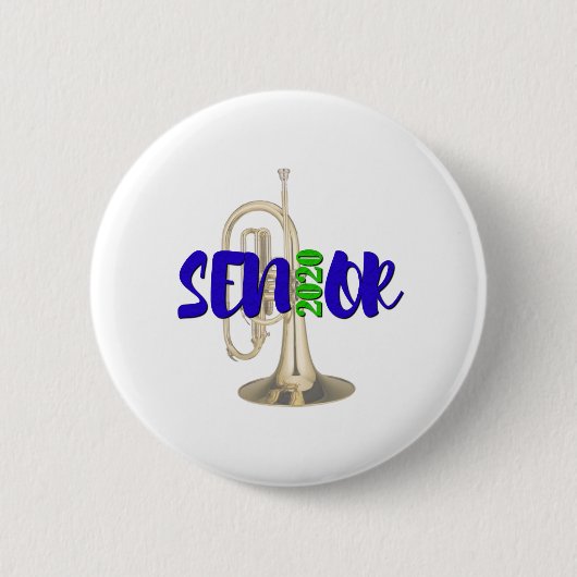 Badge Rond 5 Cm Senior 2020 - Mellophone (Devant)