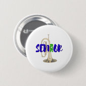 Badge Rond 5 Cm Senior 2020 - Mellophone (Devant & derrière)