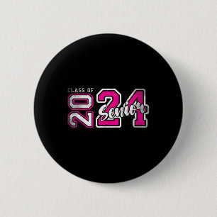 Badge Rond 5 Cm Senior 2024 Class Of 2024 Seniors Graduation 2024