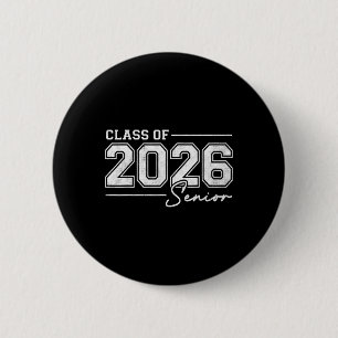 Badge Rond 5 Cm Senior drôle 2026 Cl de 2026 Seniors Retour à l'éc