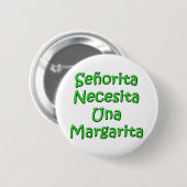 Badge Rond 5 Cm Senorita2 (Devant & derrière)