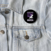 Badge Rond 5 Cm Sensibilisation à la colite ulcérative IBD Unicorn (En situation)