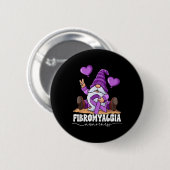 Badge Rond 5 Cm Sensibilisation à la fibromyalgie (Devant & derrière)