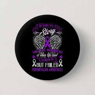 Badge Rond 5 Cm Sensibilisation à la fibromyalgie 3