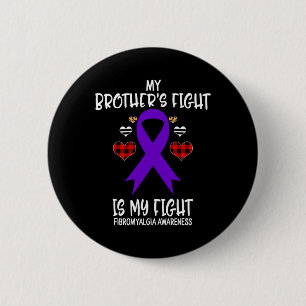 Badge Rond 5 Cm Sensibilisation à la fibromyalgie Le combat de mon