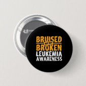 Badge Rond 5 Cm Sensibilisation à la leucémie (Devant & derrière)