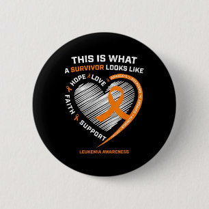 Badge Rond 5 Cm Sensibilisation à la leucémie Cadeaux de survivant