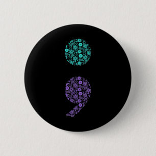 Badge Rond 5 Cm Sensibilisation à la prévention