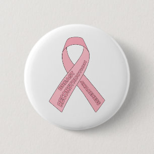 Badge Rond 5 Cm Sensibilisation à la reconstruction du sein