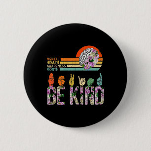 Badge Rond 5 Cm Sensibilisation à la santé Asl Be Genre Thérapie C