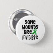 Badge Rond 5 Cm Sensibilisation à la santé Certaines blessures son (Devant & derrière)