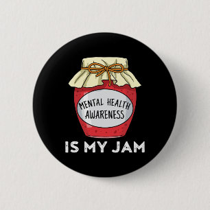 Badge Rond 5 Cm Sensibilisation à la santé La santé mentale est ma