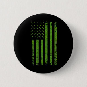 Badge Rond 5 Cm Sensibilisation à la santé mentale Drapeau américa