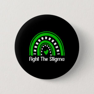 Badge Rond 5 Cm Sensibilisation à la santé mentale Lutte contre la