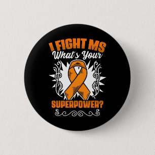 Badge Rond 5 Cm Sensibilisation à la sclérose en plaques Survivant