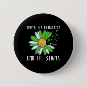 Badge Rond 5 Cm Sensibilisation à la stigmatisation de la santé me