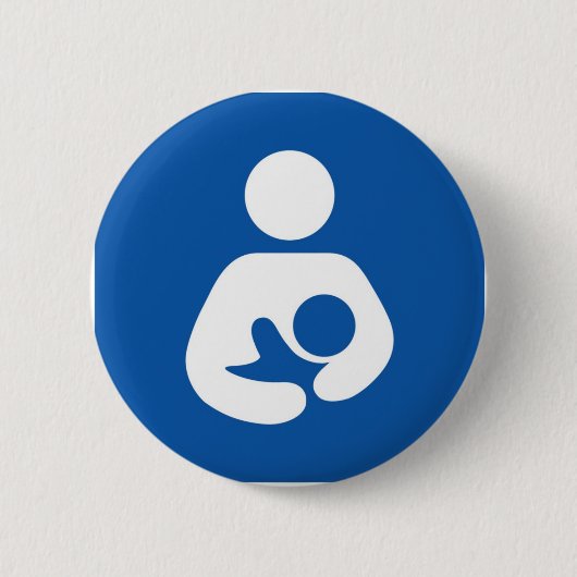 Badge Rond 5 Cm Sensibilisation à l'allaitement maternel (Devant)