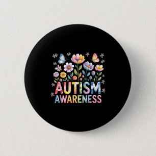 Badge Rond 5 Cm Sensibilisation à l'autisme