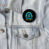 Badge Rond 5 Cm Sensibilisation à l'autisme (En situation)