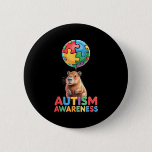 Badge Rond 5 Cm Sensibilisation à l'autisme