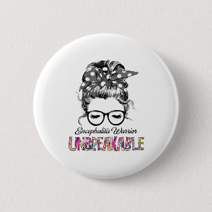 Badge Rond 5 Cm Sensibilisation à l'encéphalite Ruban Cadeaux de s