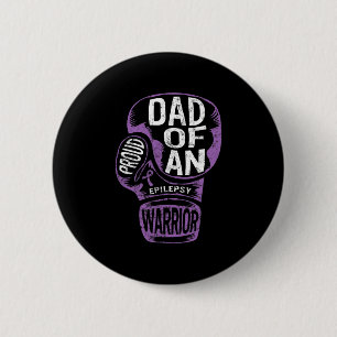 Badge Rond 5 Cm Sensibilisation à l'épilepsie Fiers Papa Purple Ri